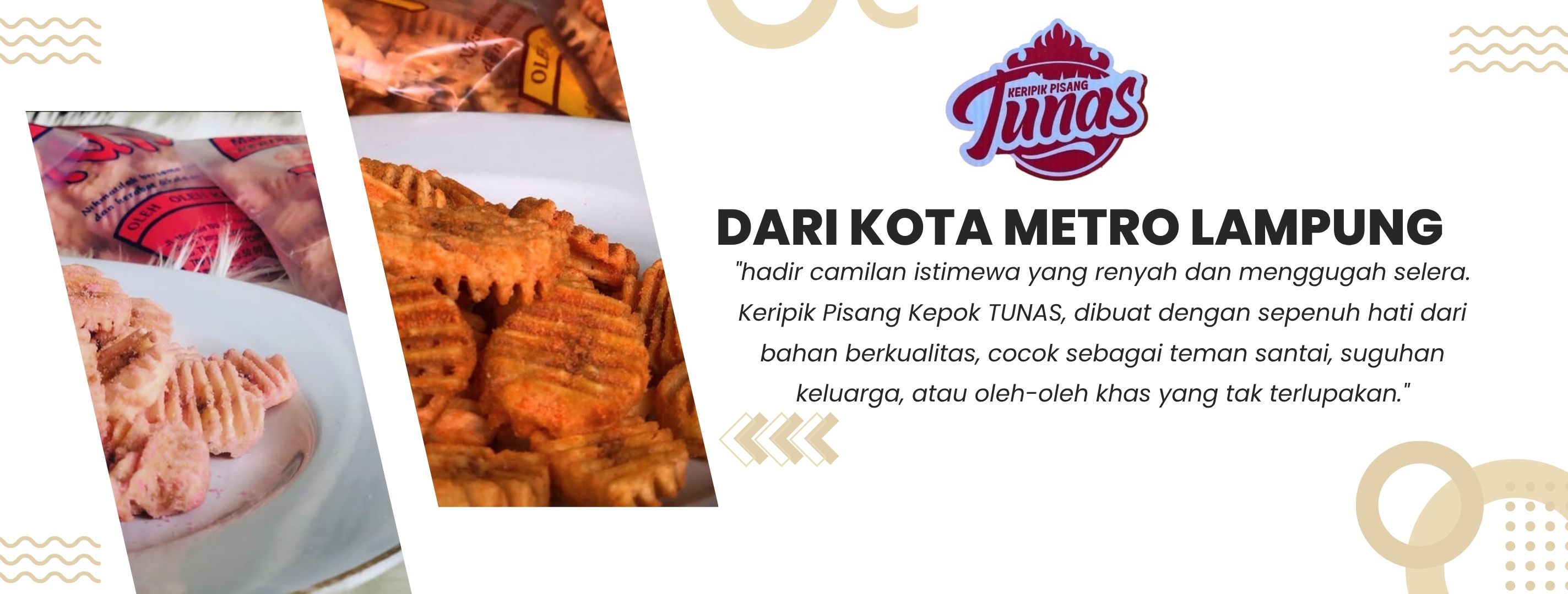 Keripik Pisang Kepok TUNAS