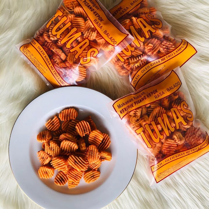 Keripik Pisang Kepok TUNAS – Rasa Balado