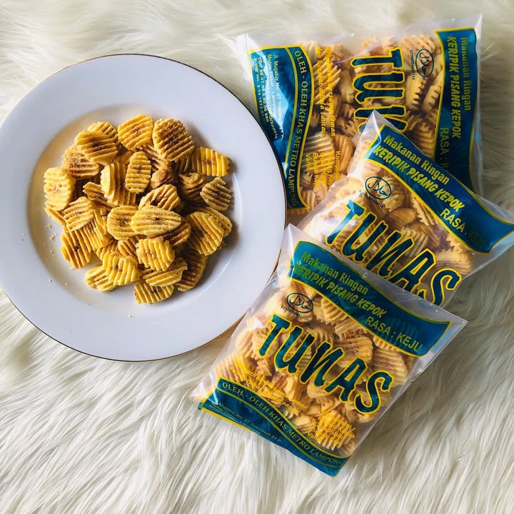 Keripik Pisang Kepok TUNAS – Rasa Keju