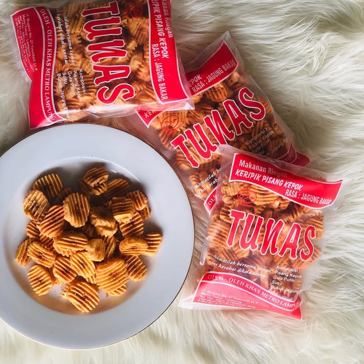 Keripik Pisang Kepok TUNAS – Rasa Jagung Bakar